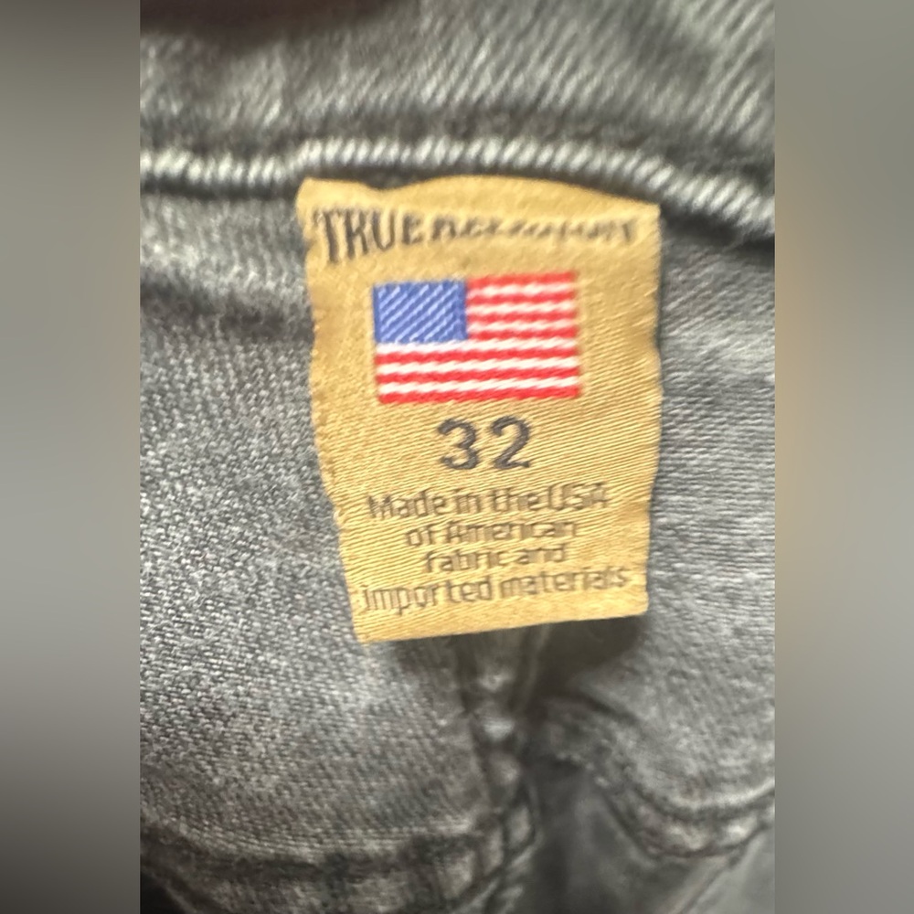 True Religion Black Snake Print Skinny Jeans - Picture 3 of 5